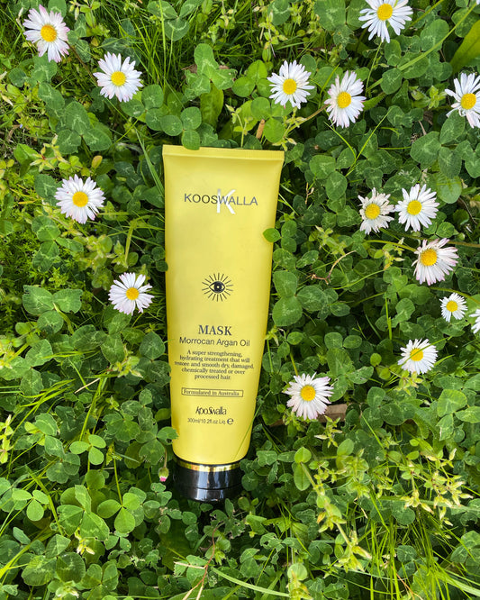 Moroccan argan hair mask