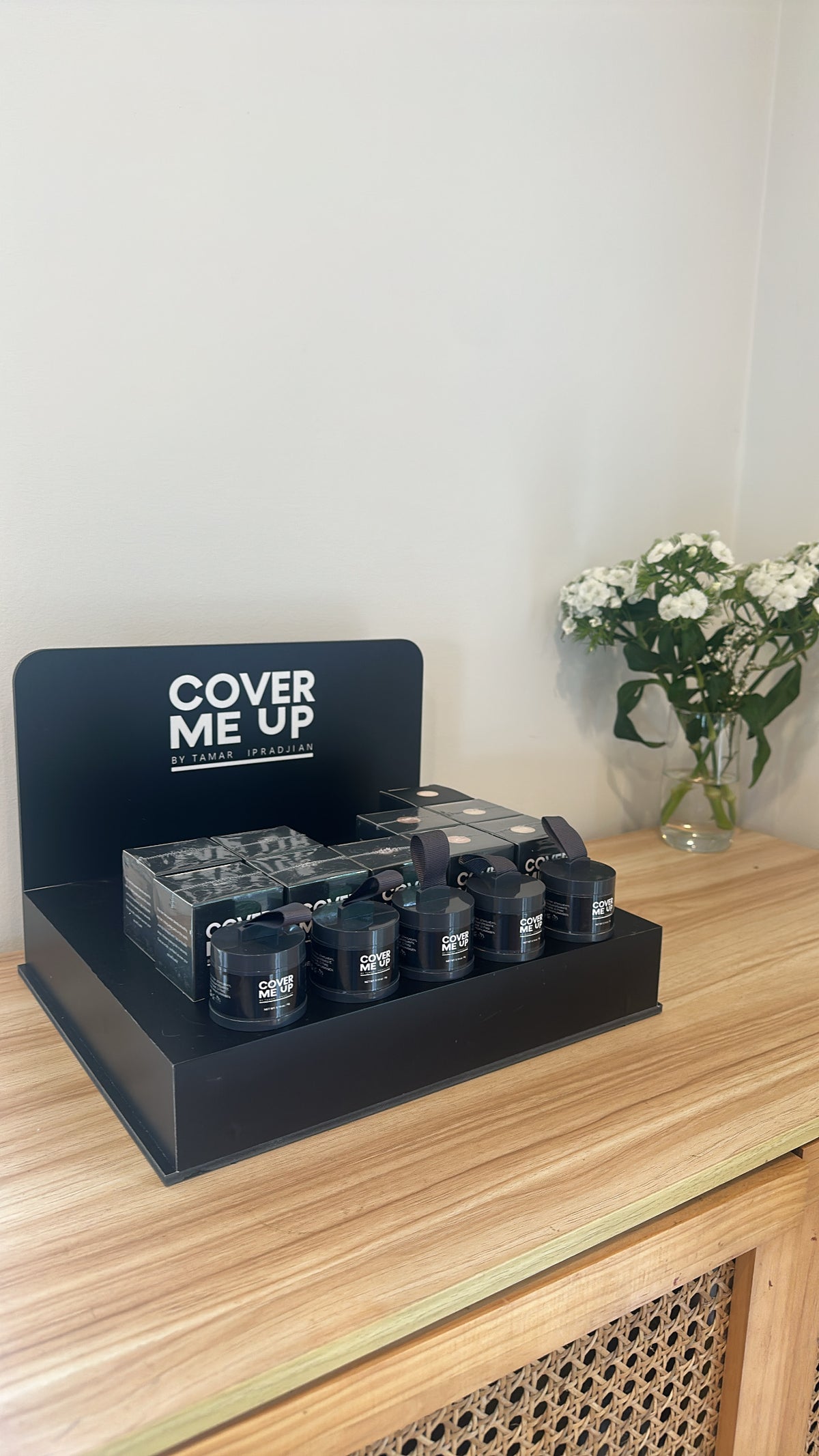 Cover Me Up Black Hairline Powder – Grey Root Touch Up & Thinning Hair Concealer
