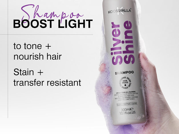 Kooswalla blonde toning treatment that removes brassy tones and brightens blonde hair — professional salon formula available for wholesale and salon use.