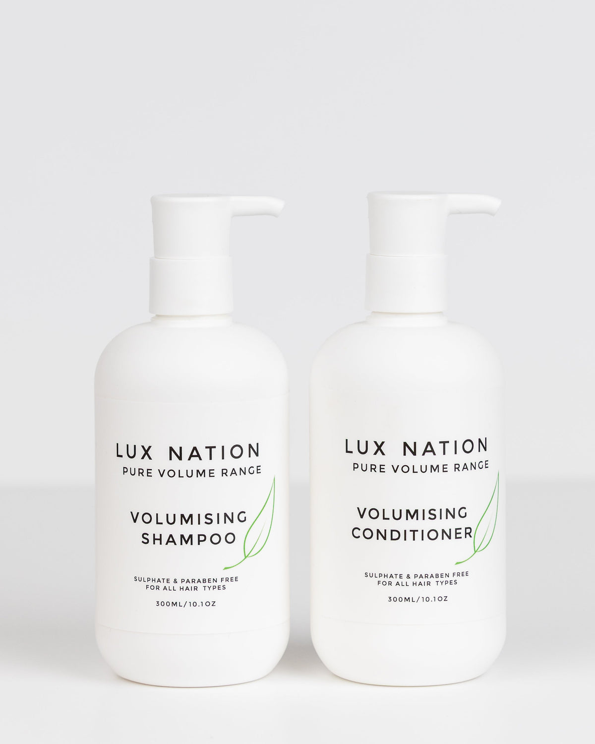 Lux Nation Pure Volume Shampoo & Conditioner Duo – Australian Made Volumising Haircare