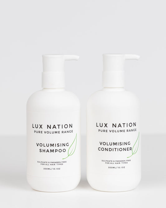 Lux Nation Pure Volume Shampoo & Conditioner Duo – Australian Made Volumising Haircare