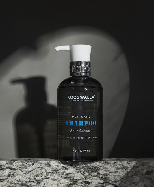 Kooswalla Men’s Care 2-in-1 Shampoo & Body Wash | Refreshing Daily Hair & Body Cleanser