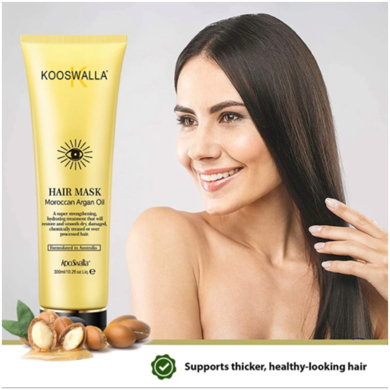 Moroccan argan hair mask