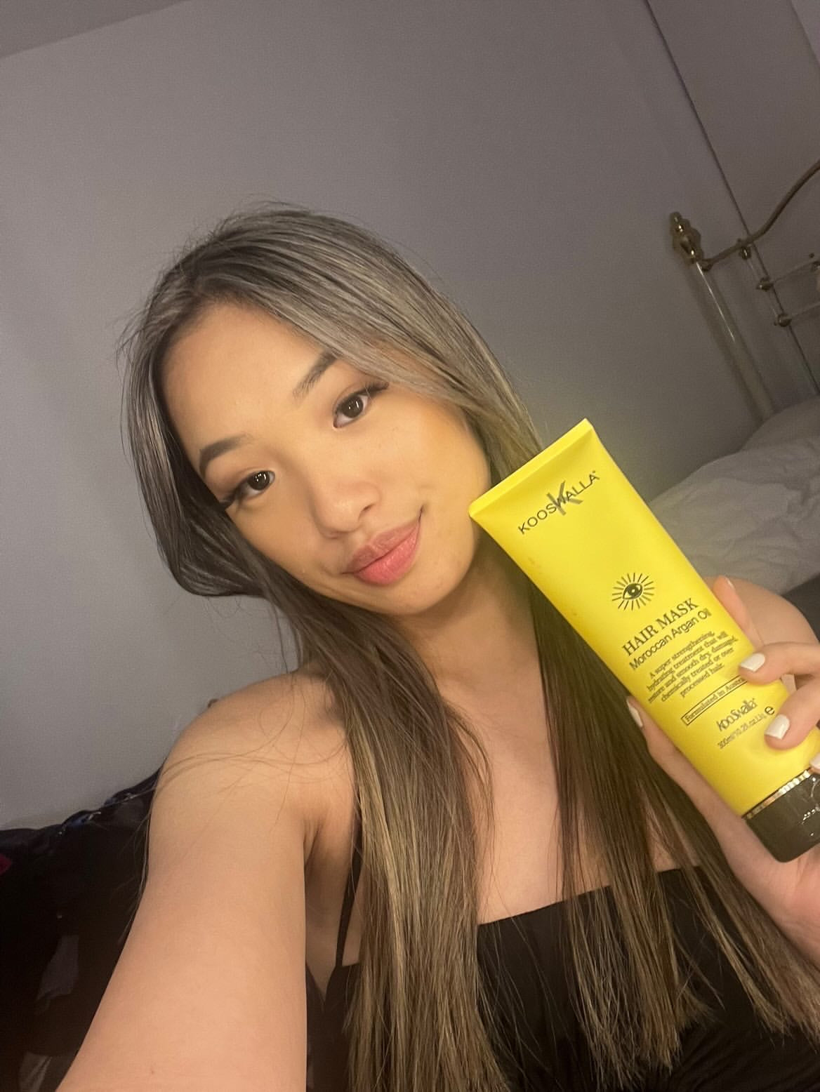 Moroccan argan hair mask
