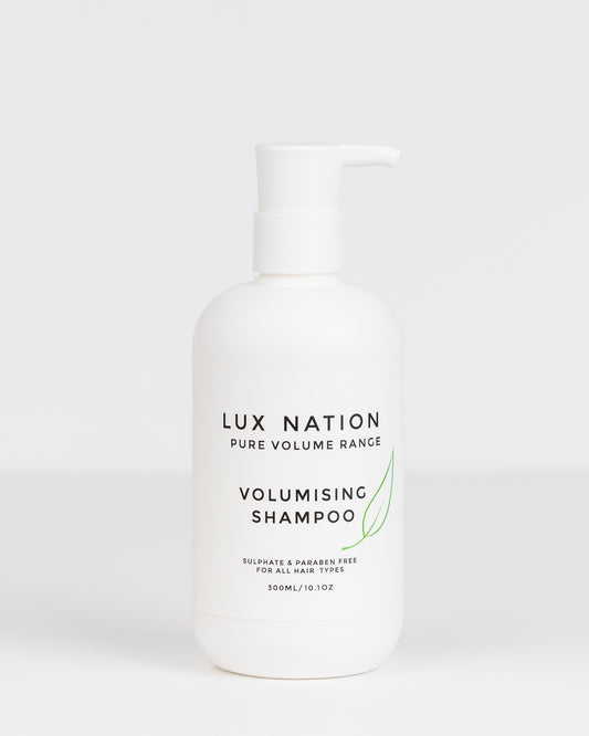     Lux Nation Pure Volume Shampoo Australian made organic hair care for fine and flat hair