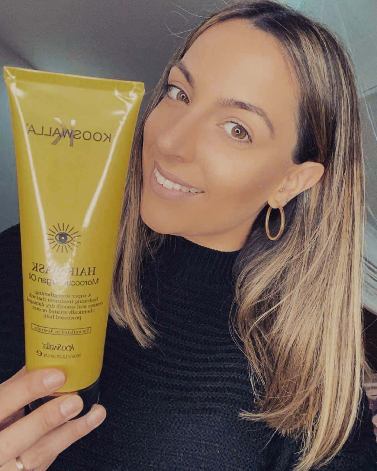 Moroccan argan hair mask