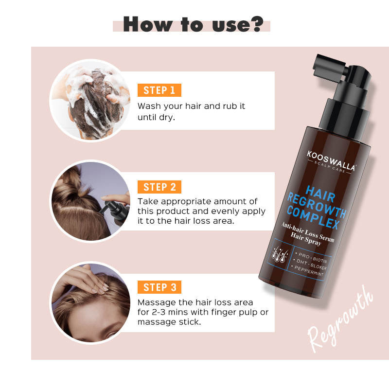 Kooswalla hair loss treatment — professional Haircare that helps stimulate hair growth and reduce hair fall, designed for salons and individuals. Available for wholesale and retail purchase.
