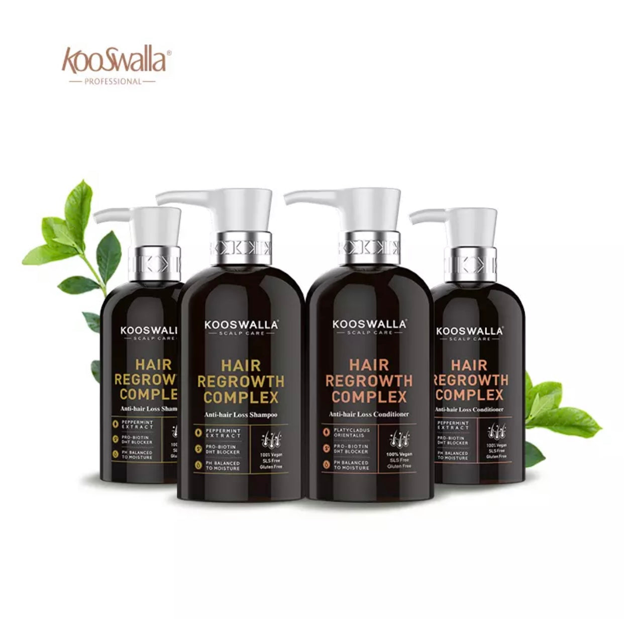Kooswalla hair loss treatment — professional Haircare that helps stimulate hair growth and reduce hair fall, designed for salons and individuals. Available for wholesale and retail purchase.