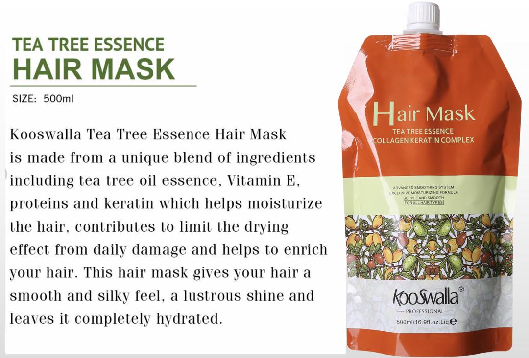 Kooswalla hair mask that repairs damaged hair fast, deeply moisturizes, and nourishes with essential vitamins — the best professional hair mask for salons and available for wholesale.