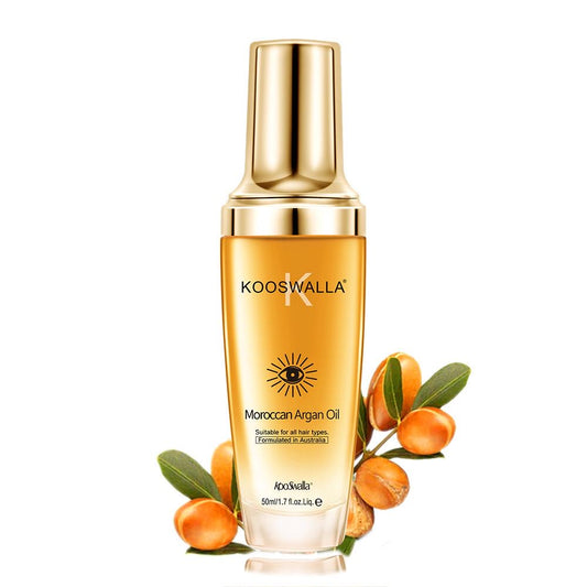 Kooswalla hair serum that repairs damaged hair, deeply moisturises and nourishes strands for a healthy shine — perfect for salons, retail, and professional wholesale use.